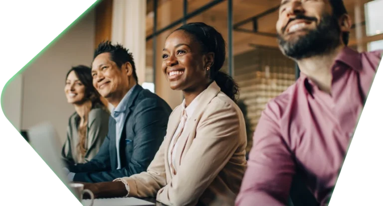 Team listening in meeting