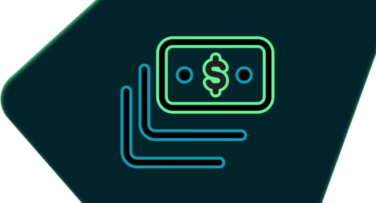 A stack of cash icon