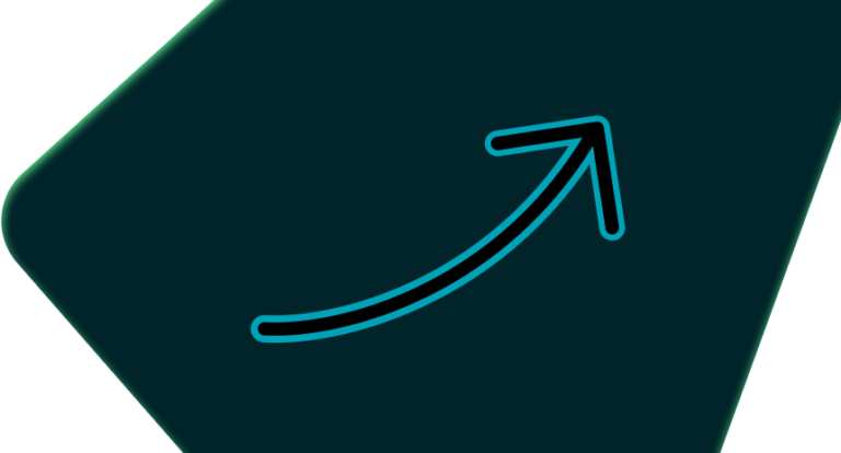 Upward curve arrow