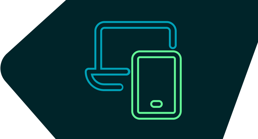 Laptop and mobile icon